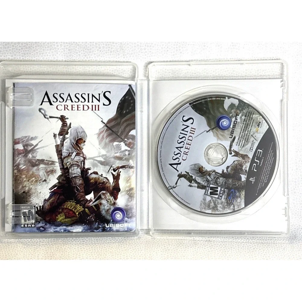Lot 4 Sony Playstation 3 PS3 Assassins‎ Creed, II, III, and Black Flag